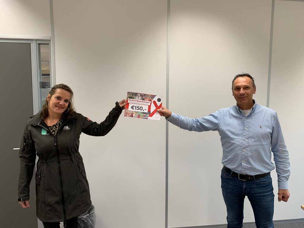 Flexfirst waarde cheque just in time 4 heroes